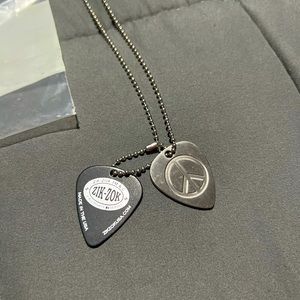 Zik-Zok guitar pick necklace